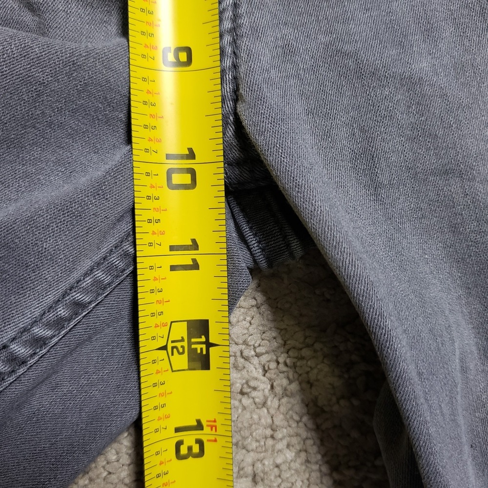 Mugsy Jeans Mens 34x32 (FITS 33x31) Gray Denim Beans Casual Straight Stretch - Picture 10 of 10